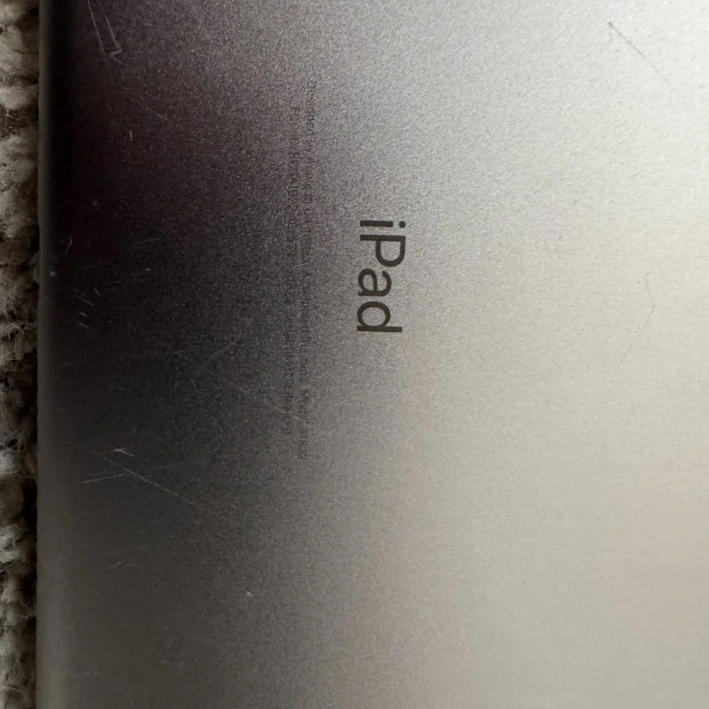 Apple Black iPad with Sleek Design and Thin Bezel